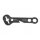 Huss 7in1 Rigger Multi-Tool, Burnished Black, M8, M10, M12, 5/8 (16mm), Wing Nut Wrench, Bottle Opener, Hammer