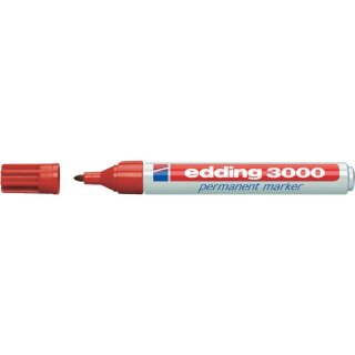 Edding Permanent-Marker 3000 Red