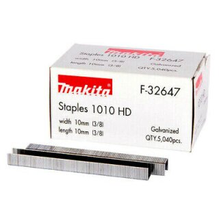Makita staples 10mm, flat wire staples, 5000 pieces